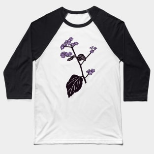 Purple Brunnera Flowers Baseball T-Shirt